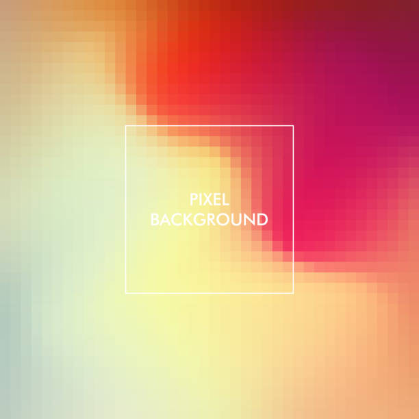 istock pixel gradient background with colorful color, good for wallpaper, background, poster 2195706548