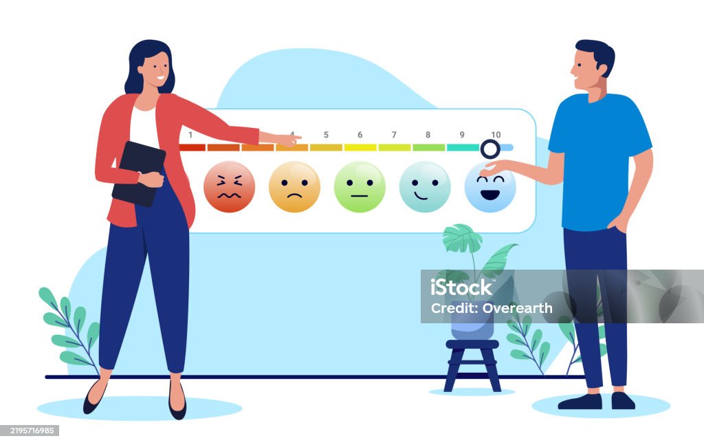 Feedback Ranking Business Great Rating And Customer Feedback Stock Illustration ...