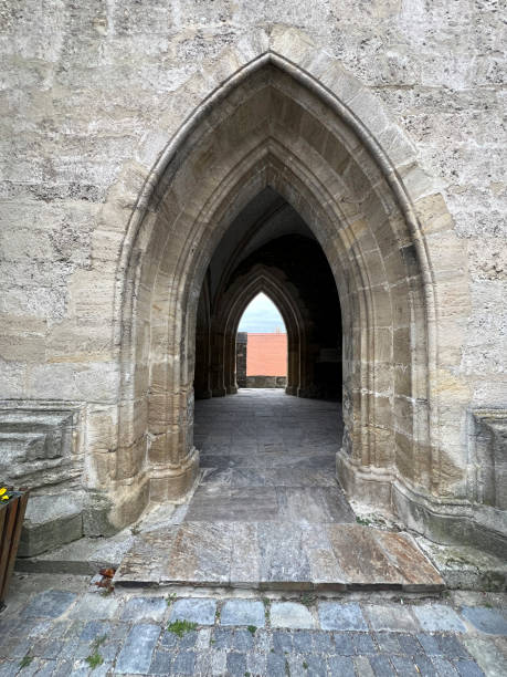 istock Archway in ancient church, KREMS Austria 2195719858