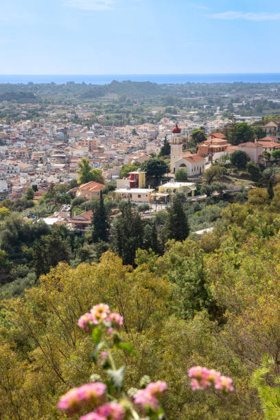 istock Elevated view of Zakynthos Town 2195726285