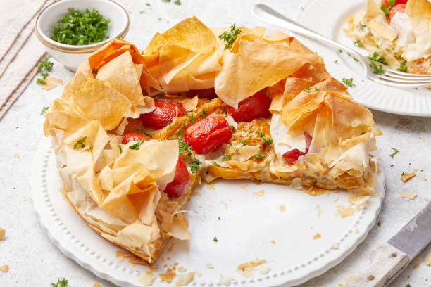 Tomato Filo Pastry Bake
