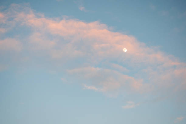 istock Blue sky and sunny skies, Feltham 2195728341