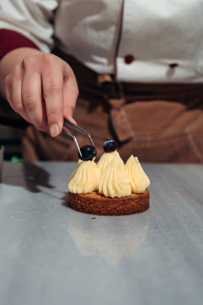 istock The cook prepares the garnish for the sable breton 2195729767