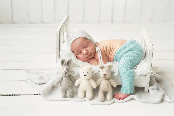 istock sleeping 1-month old baby boy 2195731034
