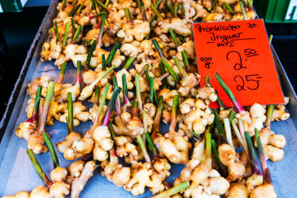 german ginger on a farmer's market
