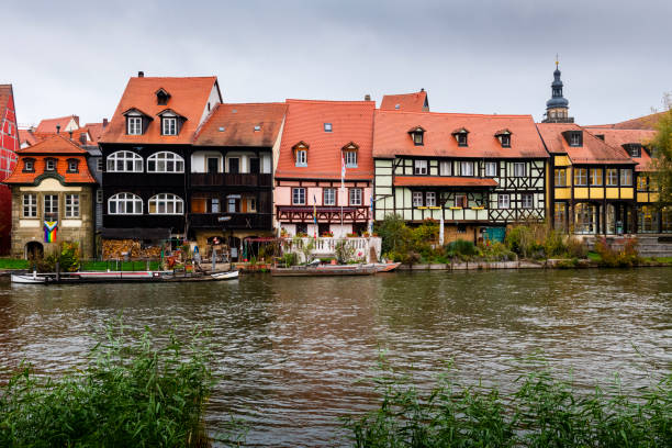 old little venice with the regnitz river in bamberg bavaria germany