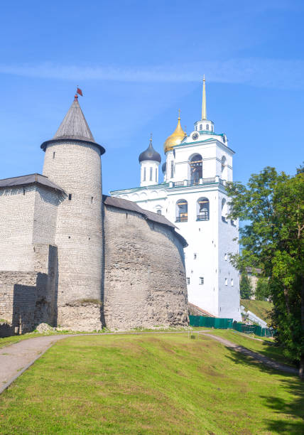 istock View of the medieval Pskov Kremlin in summer 2195738528