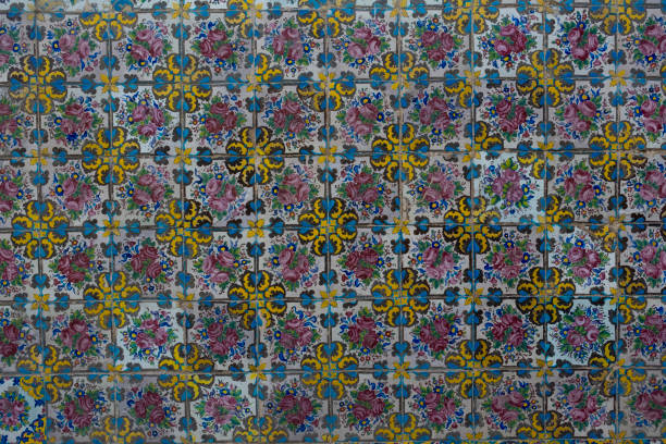 istock Colorful persian tile mosaic decorating a wall in tehran, iran 2195744186