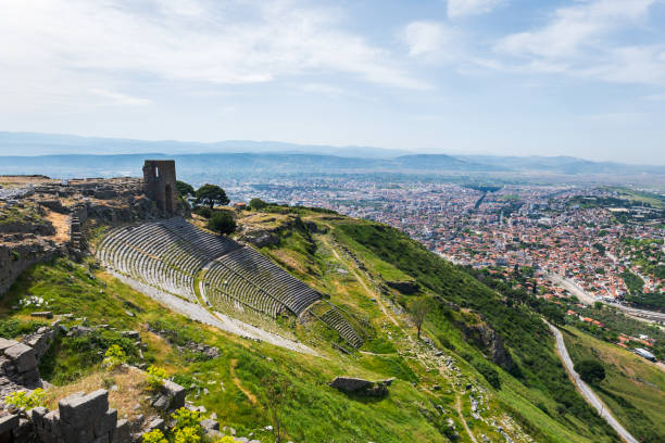 istock Pergamon ancient city site in Bergama, Turkey 2195754320
