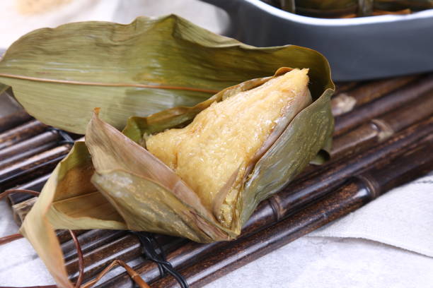 istock Chinese Zongzi Glutinous Rice Dumpling 2195754828