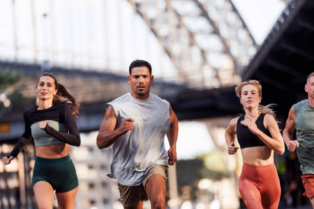 istock Running through the city 2195757222