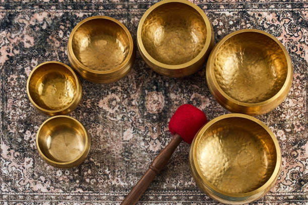 istock Tibetan Singing Bowls on Rug 2195766837
