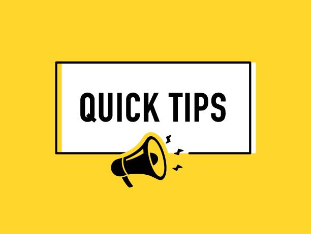 istock Megaphone with quick tips speech bubble. Loudspeaker. Banner for business, marketing and advertising. Vector illustration 2195773185