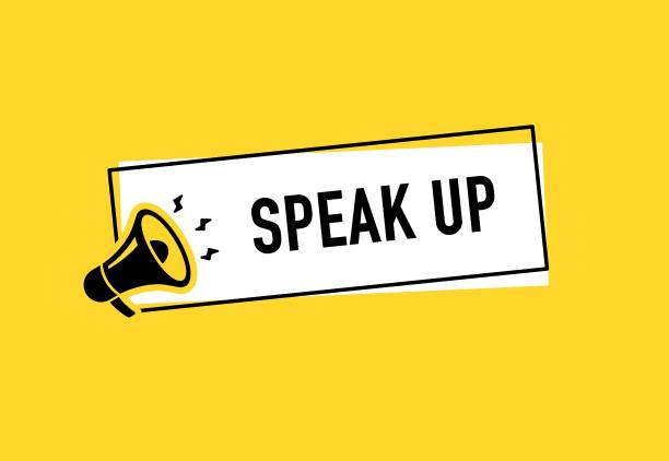 istock Megaphone with speak up speech bubble. Loudspeaker. Banner for business, marketing and advertising. Vector illustration. 2195773200