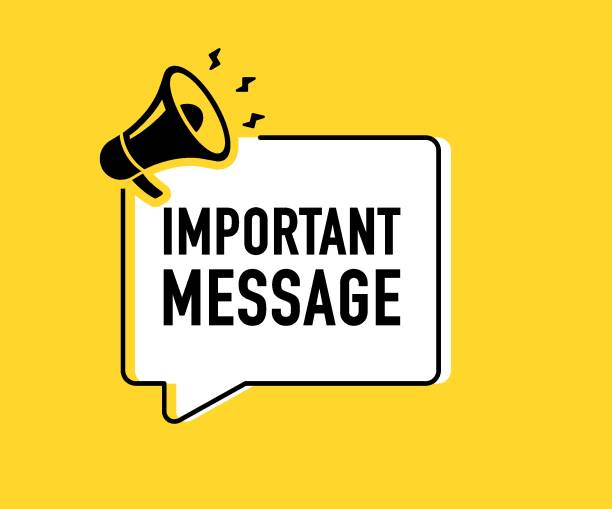 istock Megaphone with important message speech bubble. Loudspeaker. Banner for business, marketing and advertising. Vector illustration. 2195774844