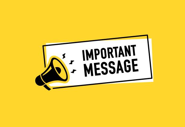 istock Megaphone with important message speech bubble. Loudspeaker. Banner for business, marketing and advertising. Vector illustration. 2195774862