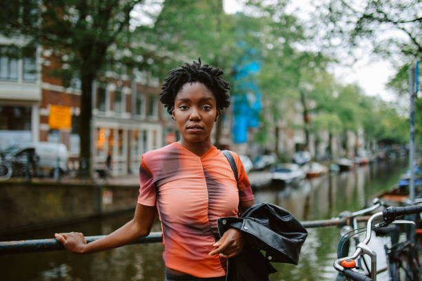 istock Street style portrait in Amsterdam 2195775581