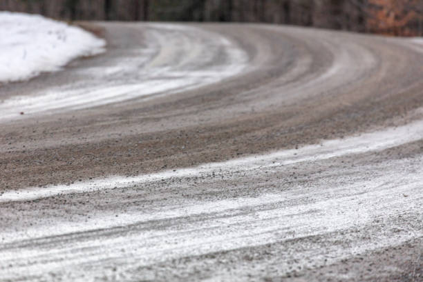 Country road in winter