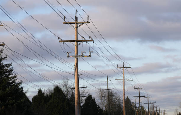 istock Power Lines and a Dramatic Sky over Surrey, Canada 2195778906