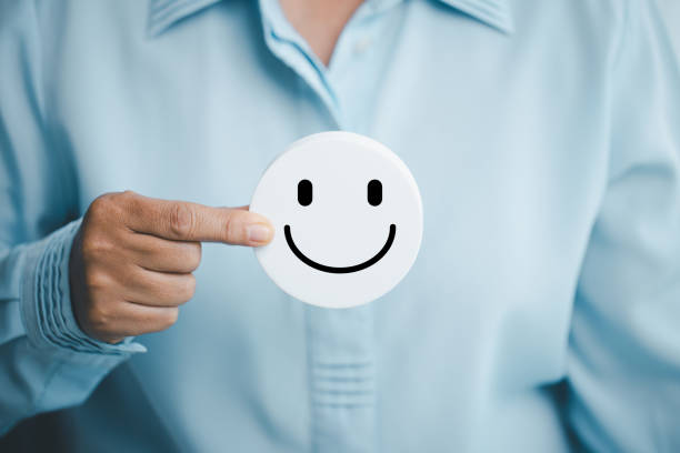 istock Concept good business includes handling both compliments complaints from customers ensuring employee satisfaction addressing any positive feedback to prevent mental strain customer dislike with smile 2195796366