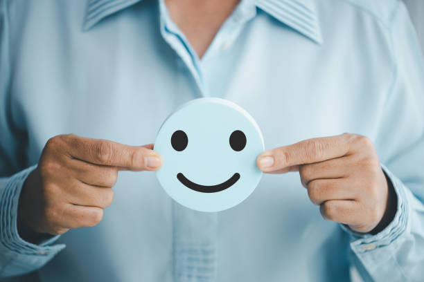 istock Concept good business includes handling both compliments complaints from customers ensuring employee satisfaction addressing any positive feedback to prevent mental strain customer dislike with smile 2195796370
