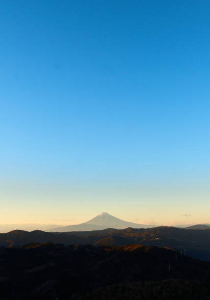Mount Fuji seen deep in the mountains