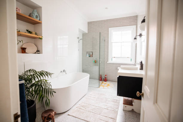 istock Interior of a modern bathroom 2195804159