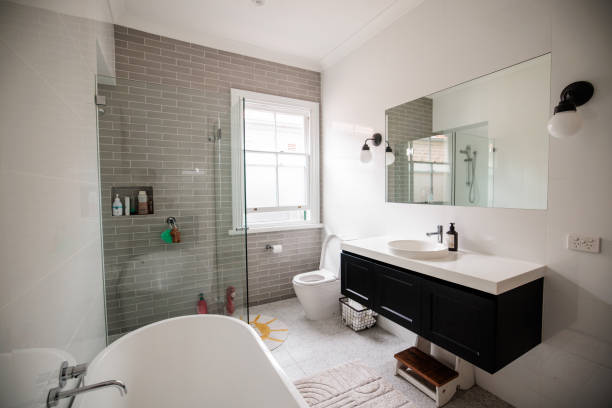 istock Interior of a modern bathroom 2195804170
