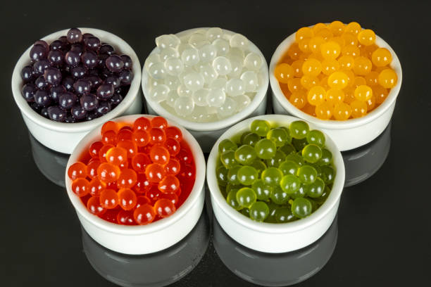 mint caviar, molecular gastronomy