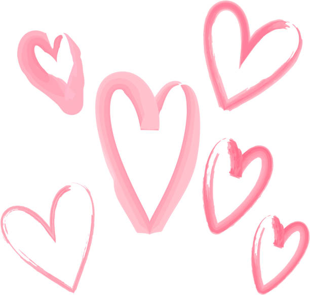 istock This is a watercolor illustration of a large and small heart. 2195806619