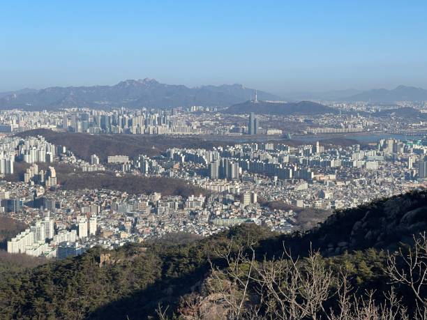 istock City Seoul View on Gwanaksan Peak 2195809905
