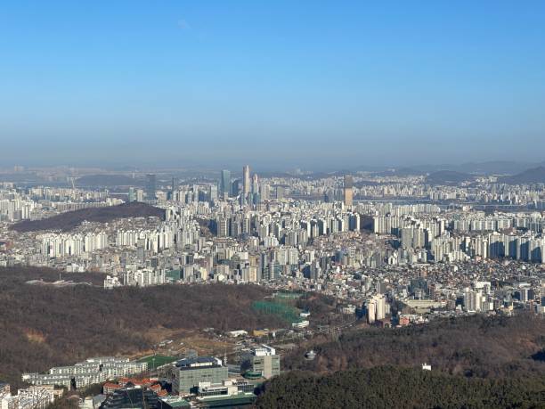 istock City Seoul View on Gwanaksan Peak 2195809908