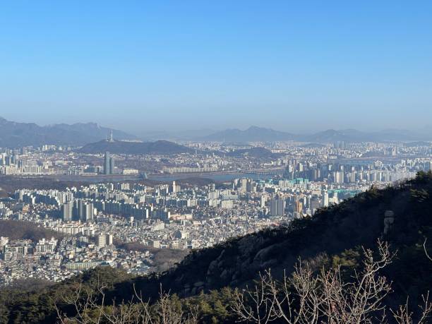 istock City Seoul View on Gwanaksan Peak 2195809914
