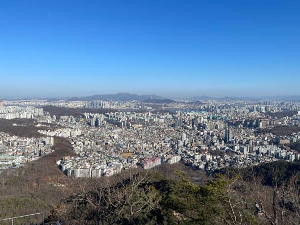 istock City Seoul View on Gwanaksan Peak 2195809919