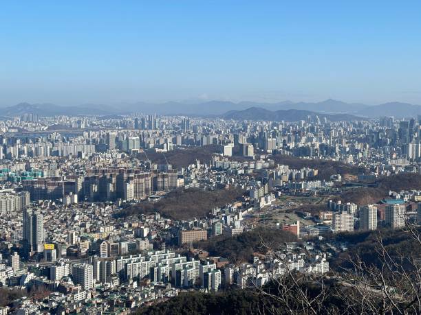 istock City Seoul View on Gwanaksan Peak 2195809927