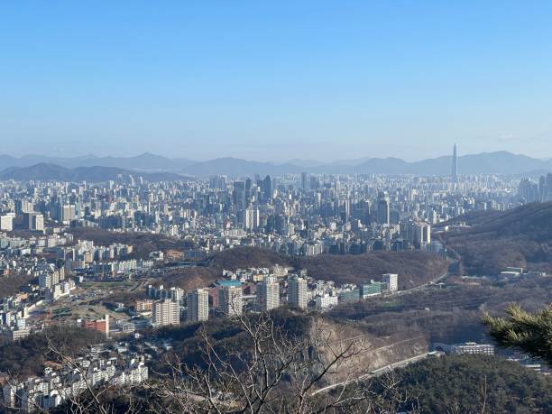 istock City Seoul View on Gwanaksan Peak 2195809934
