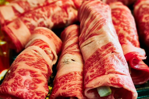 beaf, rolls, Japanese food