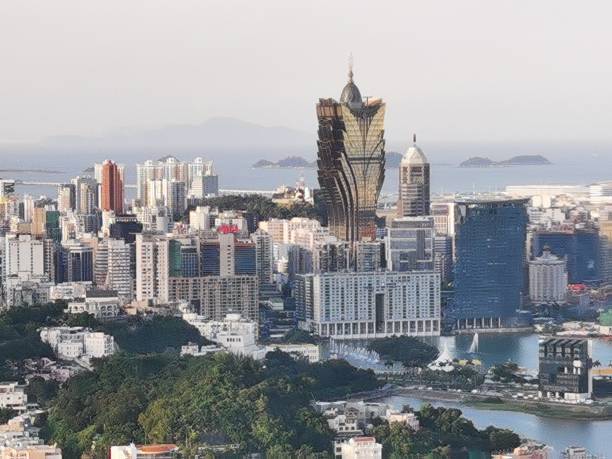 istock Aerial view of Macao, China 2195822061