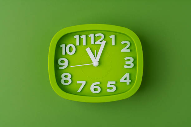Clocks and daily work, working with time and punctuality, quality time management