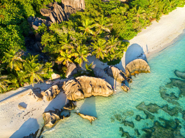 istock beautiful view of the exotic tropical beach Anse source d'argent on Seychelles 2195833421