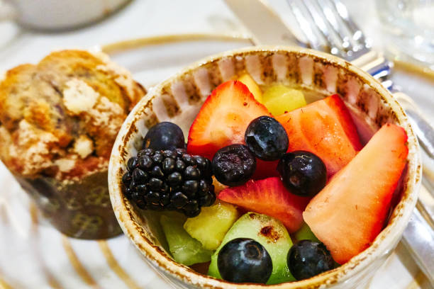 istock Close up of  a continental breakfast 2195836078