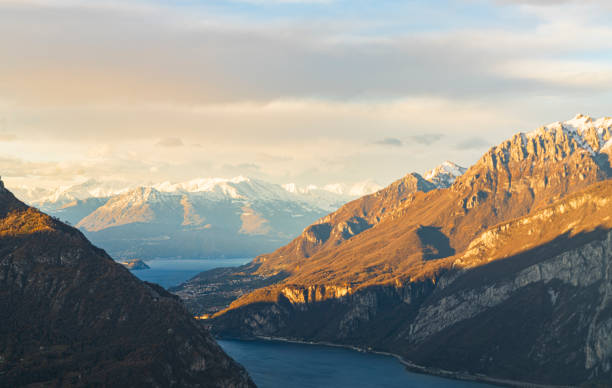 istock View from Monte Barro at sunset, province of Lecco. 2195837009