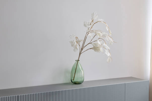 istock Aesthetic Minimalistic Decor Featuring Dried Branches Beautifully Arranged in a Vase 2195843206