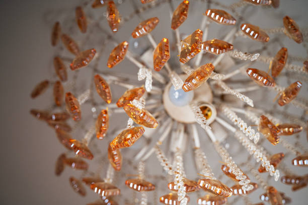 istock crystal chandelier on the ceiling close-up 2195843543