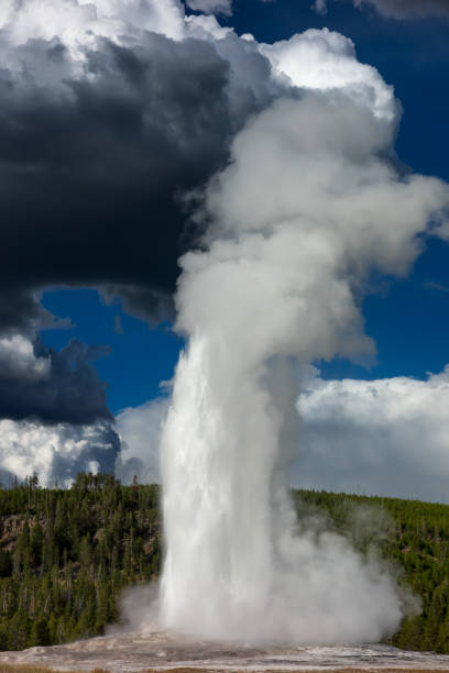 istock Yellowstone N.P.  -  Old Faithful 2195843778