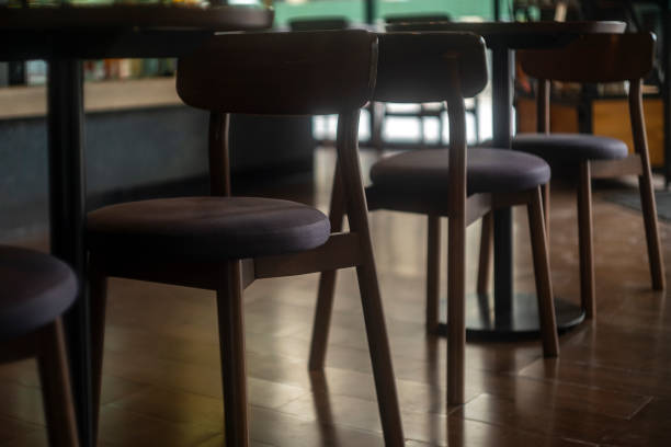 istock Chair Interior of a modern restaurant or bar 2195853285