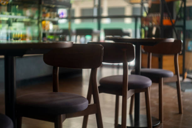 istock Chair Interior of a modern restaurant or bar 2195853291