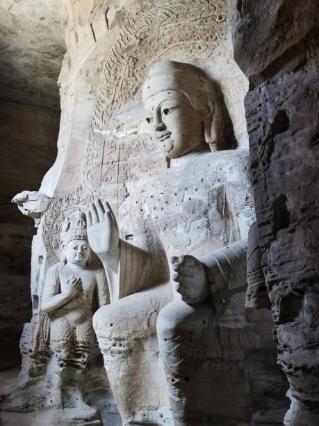 istock Yungang Grottoes, Datong, Shanxi, China 2195857435