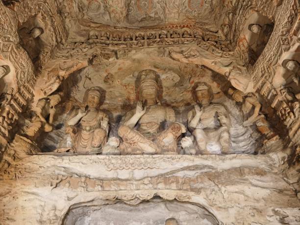 istock Yungang Grottoes, Datong, Shanxi, China 2195857445