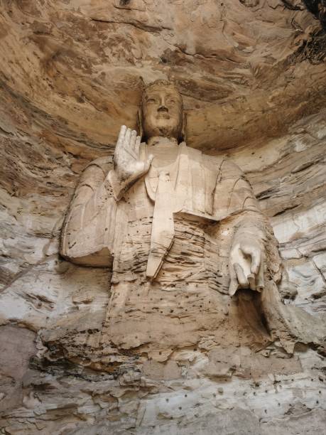istock Yungang Grottoes, Datong, Shanxi, China 2195857471